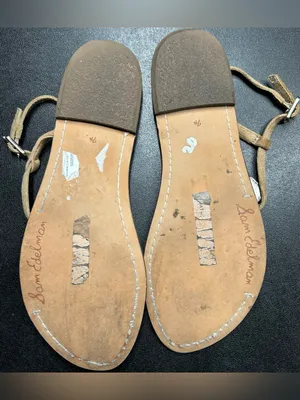 Sam Edelman Women’s Size 7.5 Gold Gigi Sandals thumbnail 3