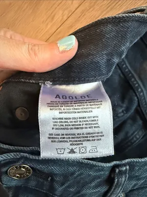 AGOLDE Ren High Rise Wide Leg Jeans- size 31 thumbnail 6