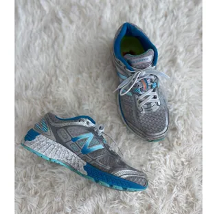 New Balance 860v15 Women's Running Shoes Silver Blue Cushioned Athletic Sneakers thumbnail 1