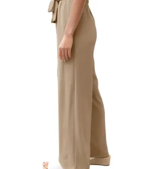 High Rise Elastic Waist Palazzo Pant For Women, Size-S-M thumbnail 4