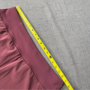 Lululemon Over & Above High Rise Train Short in Misty Merlot Size 12 thumbnail 10