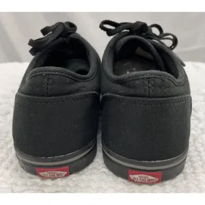 Vans Womens Black Canvas Sneakers Size 9 SKU 1500 thumbnail 3