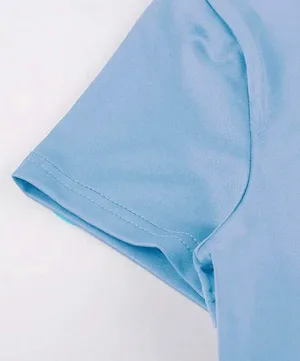 Forever 21 Baby Blue Solid Crop Top thumbnail 6