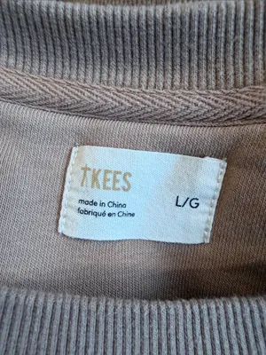 Tkees Air Whipped tan crewneck sweatshirt thumbnail 4