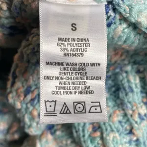 Aeropostale Super Soft Multicolor V-Neck Sweater thumbnail 4