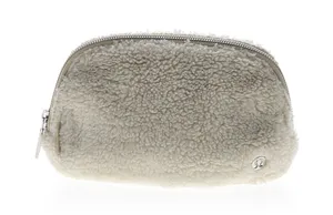 Lululemon Ivory Sherpa Fleece Belt Bag Crossbody Waist Pack Neutral Cream thumbnail 1