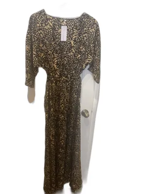 BALTIC BORN Morlana Maxi Dress | Black + Tan Print SIZE S thumbnail 6