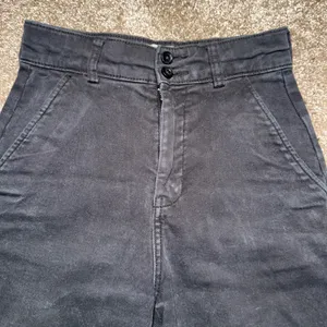 Everlane Way-High Sailor Pants Womens 00 Black Excellent Wide Leg Organic Cotton thumbnail 2