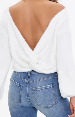 white sweater  thumbnail 2