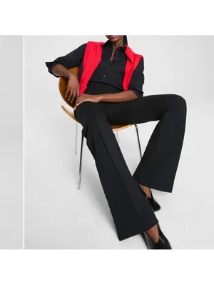 SPANX Perfect Fit Ponte Flare Pull On Pants in Black Women’s Small 20252R thumbnail 16