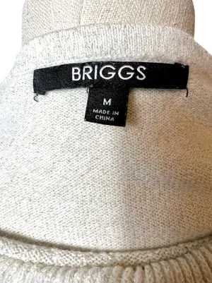 Briggs New York Women’s Drop Shoulder Pearl Pendant Sweater thumbnail 5