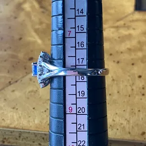 Natural Kyanite Sterling Silver Ring Size 8 thumbnail 8