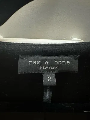 Rag & Bone button-front black minidress thumbnail 5
