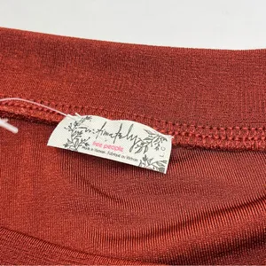 Intimately Free People That’s Hot Bodysuit Womens SZ Large Burnt Red Long Sleeve thumbnail 4