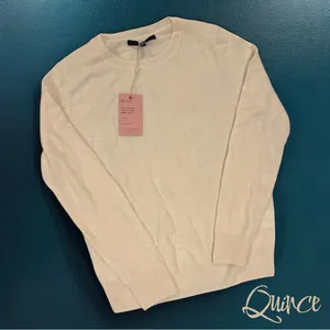 Quince 100% Cashmere Crewneck Sweater – Soft Beige, Women’s Size Small NWT thumbnail 1