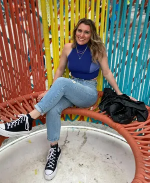 Blue Crop Top S thumbnail 1