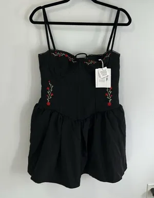 Runaway The Label Socora Mini Dress Black thumbnail 1