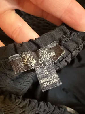 Lily rose black halter dress thumbnail 3