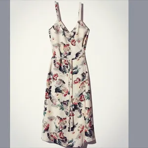 Aritzia‎ Wilfred Astere Floral Midi Wrap Dress XS thumbnail 4