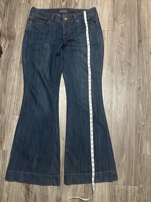 Seven7 Dark Blue Flare Jeans thumbnail 9