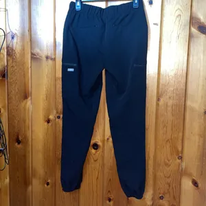 FIGS Zomora black fig scrub pants size XS doctors nurse scrub pants work wear women’s thumbnail 6