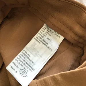Abercrombie & Fitch Straight Leg Pants in Camel Tan thumbnail 4