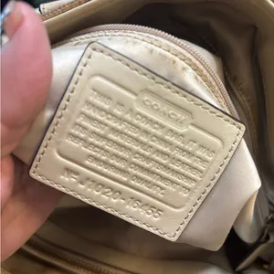 Coach Stylish Pink and Cream Women's Handbag thumbnail 12