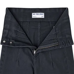 Free People We The Free Jayde Flare High Rise Black Jeans Festival Y2K 28 thumbnail 5