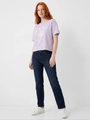 NWT Stay Wild Lavender Graphic Tee thumbnail 2