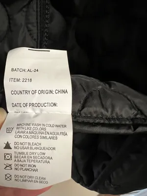 Pulse Black Quilted Winter Jacket thumbnail 8