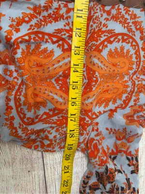 Miss Me Women's Sz L Boho Paisley Western Tunic Drawstring Waist Lined Top thumbnail 5