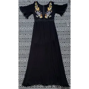 Lulu’s Puerto Vallarta Black Embroidered Maxi Dress thumbnail 11