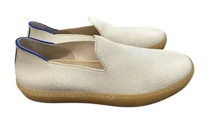 Rothy's The City Slip On Sneakers Womens Size 7.5 Ivory Comfort Flat Gum #S65-1‎ thumbnail 1