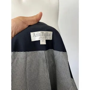 Vtg Ann Taylor double breasted Blazer 10 blue academic professor Ivy League USA thumbnail 7