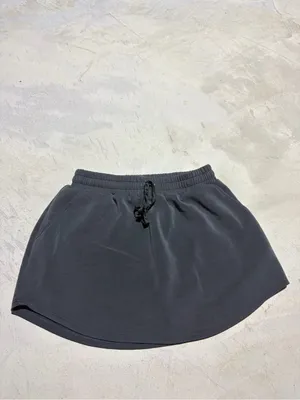 As revival Everyday Casual Drawstring skort in Charcoal xl thumbnail 5