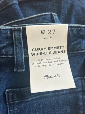 Madewell The Curvy Emmett Wide-Leg Jeans thumbnail 5