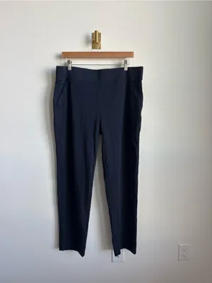Duluth Trading Co NoGA Naturale Cotton Slim Leg Pants Navy Blue XL thumbnail 7