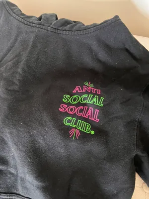 Anti Social Social Club Sweatshirt club 777 thumbnail 3