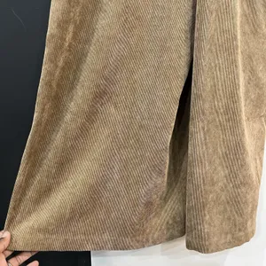Flying Tomato Brown Corduroy Wide Leg Overalls Size Medium thumbnail 4