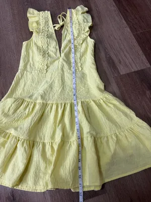 Double Crazy Yellow Mini Dress thumbnail 6