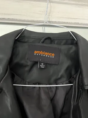 Crop Leather Jacket Size M thumbnail 5