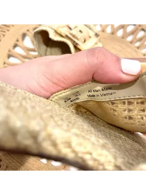 Sam Edelman Bambi Raffia Buckle Slide Sandal Tan Buttercup Size 6.5 thumbnail 9