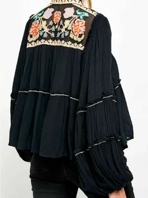 Free People In Vivid Color Swing Top thumbnail 4