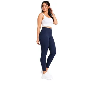 Athletic Works Womens Leggings Size L Blue Mid Rise Active Ankle Stretch Active thumbnail 10
