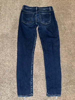 Flying Monkey Low Rise Ankle Skinny Jeans Dark Wash thumbnail 2