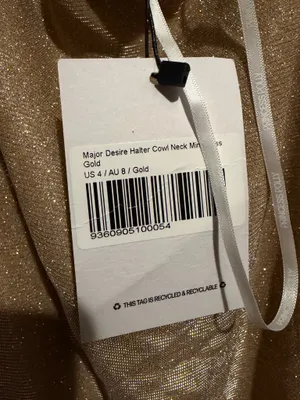 Princess Polly Major Desire Halter Cowl neck dress thumbnail 3