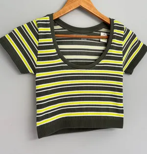 OFFLINE by Aerie seamless striped top NWT thumbnail 1
