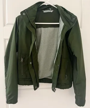 Athleta Olive Green Water Repellent Jacket thumbnail 1