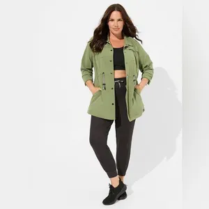 Torrid Happy Camper Stretch Woven Anorak Jacket thumbnail 3
