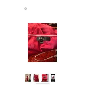 Lulus Pink Satin One Shoulder Asymmetrical Midi Dress Size Medium thumbnail 3